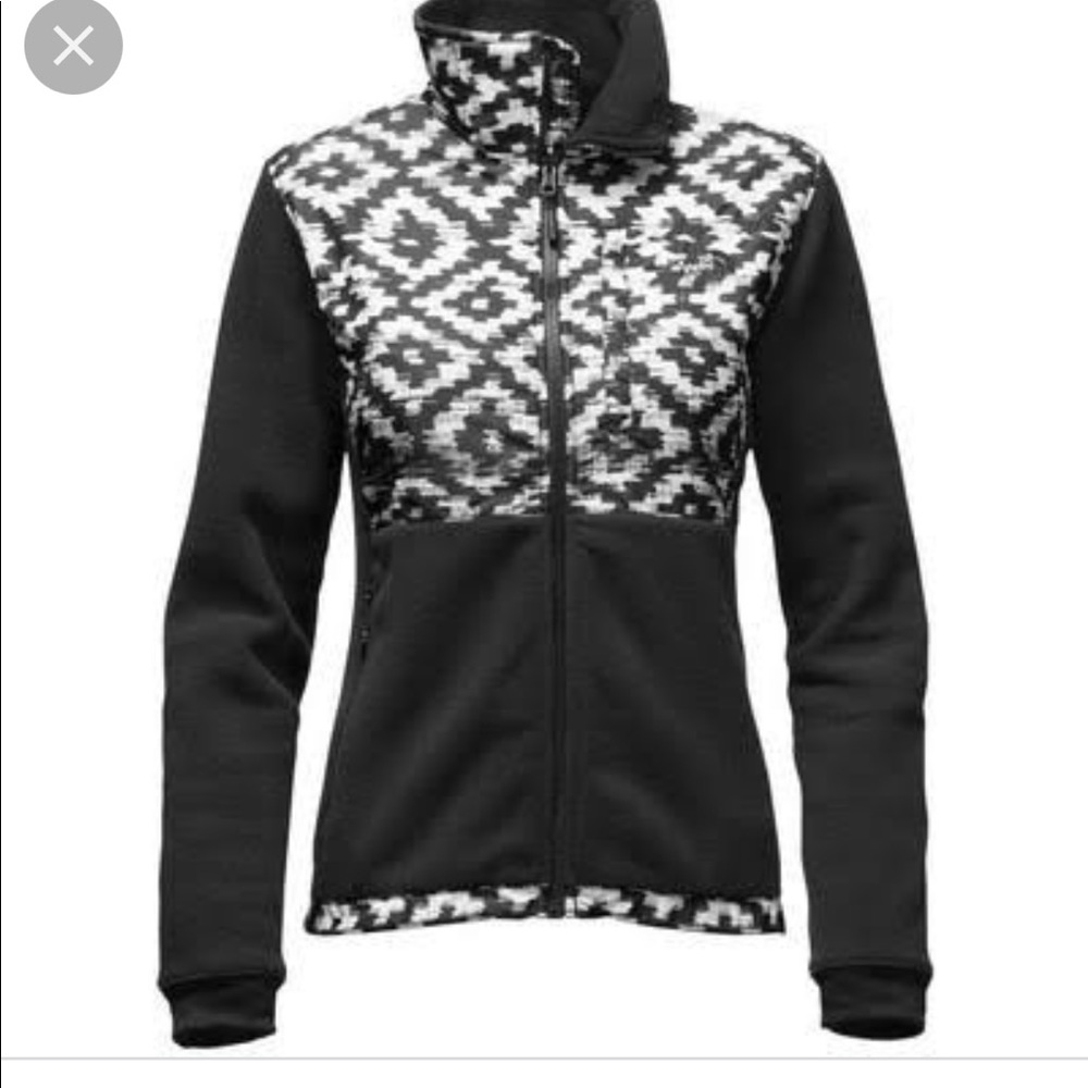 North face zip up fleece winter jacket xl